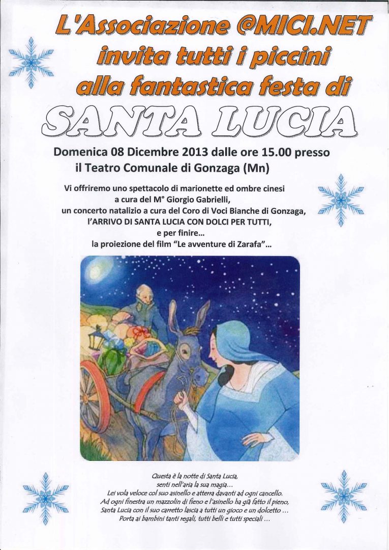 You are currently viewing ASPETTANDO…SANTA LUCIA 2013