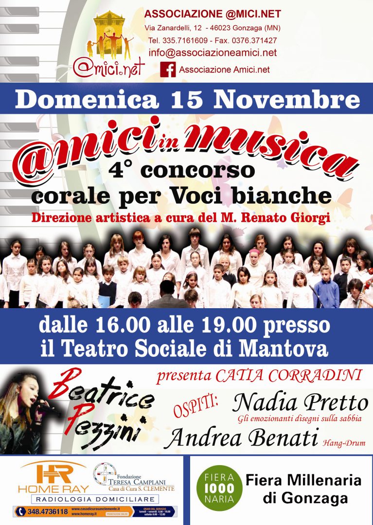 Al momento stai visualizzando Amici in Musica 2015