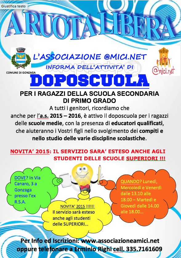You are currently viewing Doposcuola 2015-2016