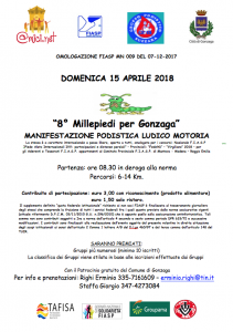 Read more about the article 8° Millepiedi 2018