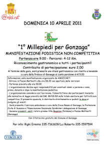 Read more about the article 1° Millepiedi 2011