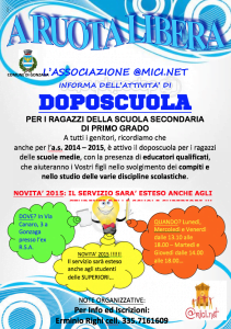 Read more about the article Doposcuola 2014-2015