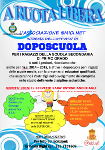 Scopri di più sull'articolo Doposcuola 2014-2015