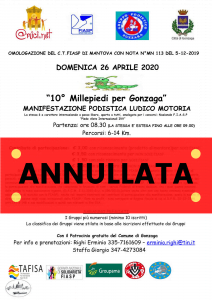 Read more about the article Annullamento 10^Millepiedi