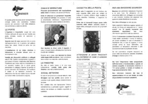 Scopri di più sull'articolo Furti estivi – Raccomandazioni e consigli