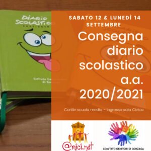 Scopri di più sull'articolo Consegna diario scolastico 2020-2021