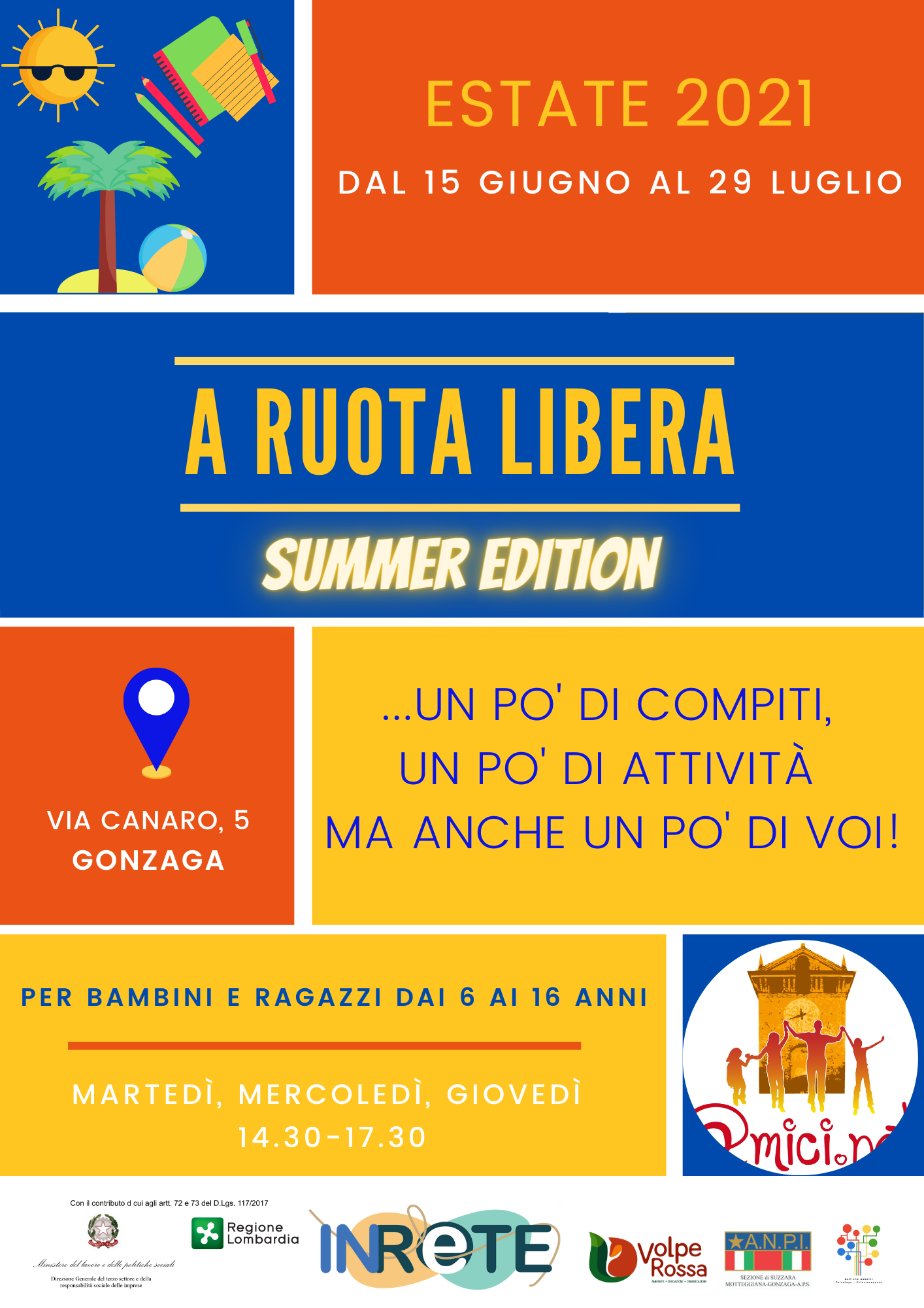 Al momento stai visualizzando Doposcuola SUMMER EDITION 2021- Attività in corso!!