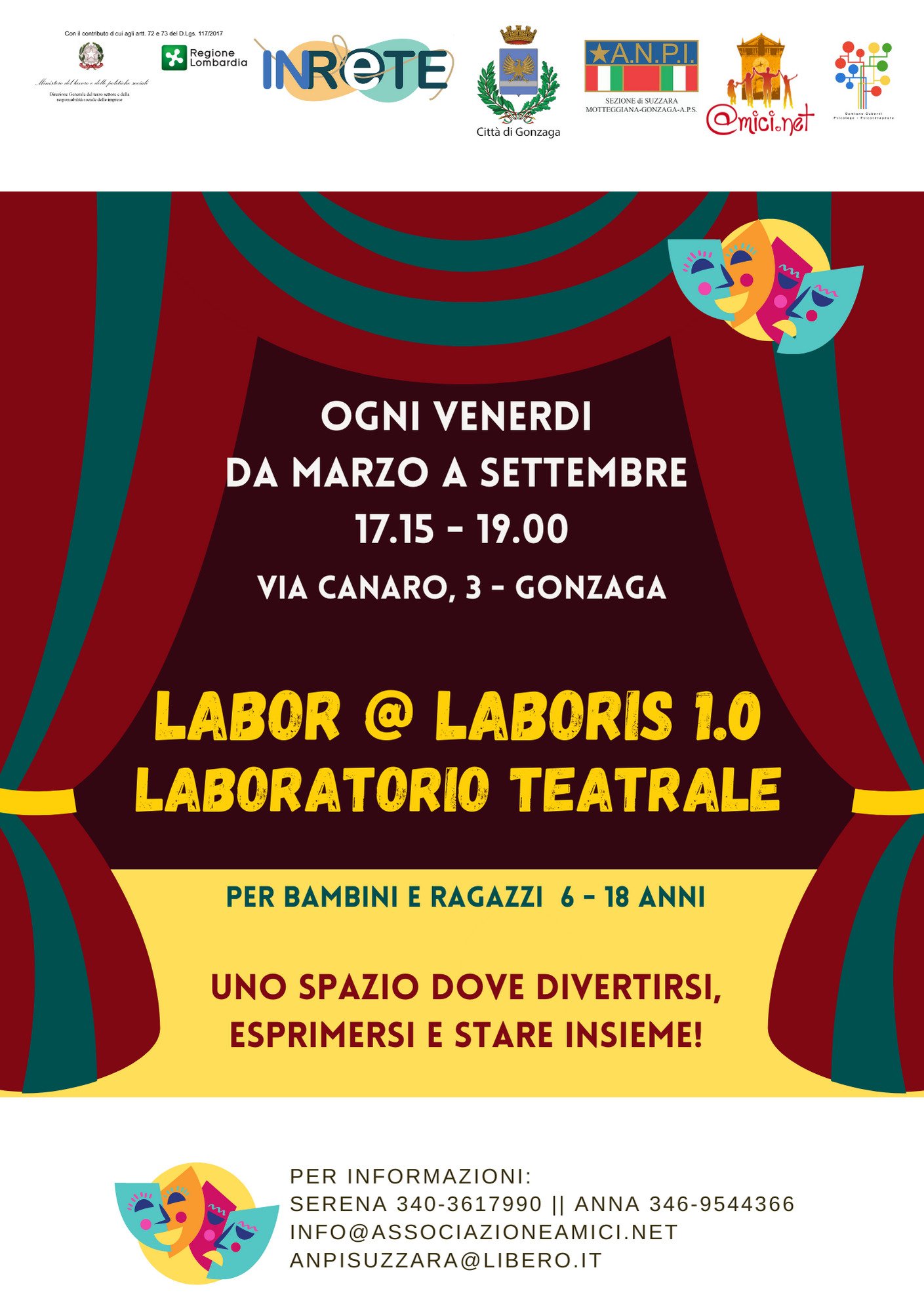 Al momento stai visualizzando Al via il laboratorio teatrale Labor laboris 1.0