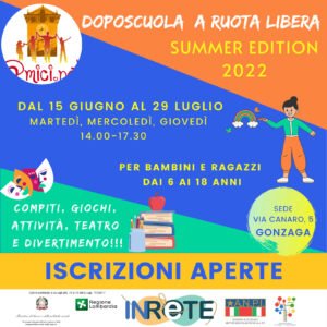 Scopri di più sull'articolo Doposcuola SUMMER EDITION – 2022