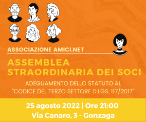 Scopri di più sull'articolo Assemblea straordinaria dei soci 2022