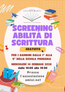 Scopri di più sull'articolo Screening “Abilità di scrittura”