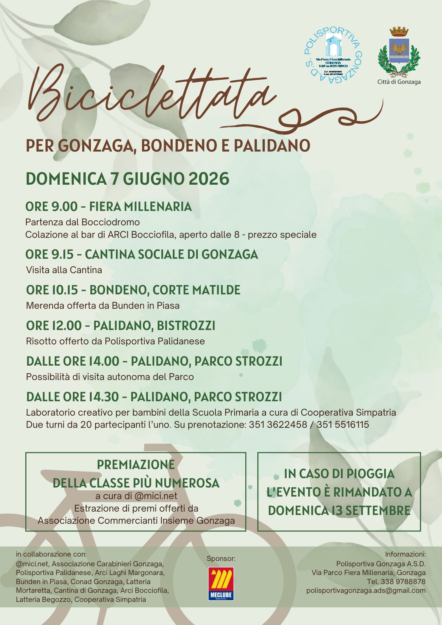 Al momento stai visualizzando Biciclettata 2026
